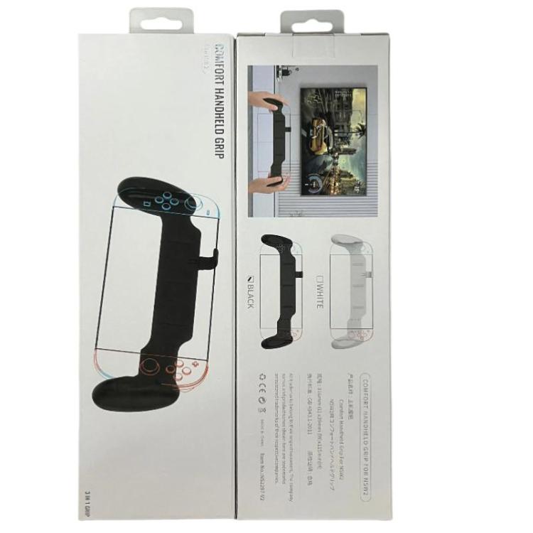 Mango ergonómico antideslizante con agarre antideslizante para Nintendo Switch 2 / Switch / Switch OLED, JYS-NS2297 Black, JYS-NS2297 White