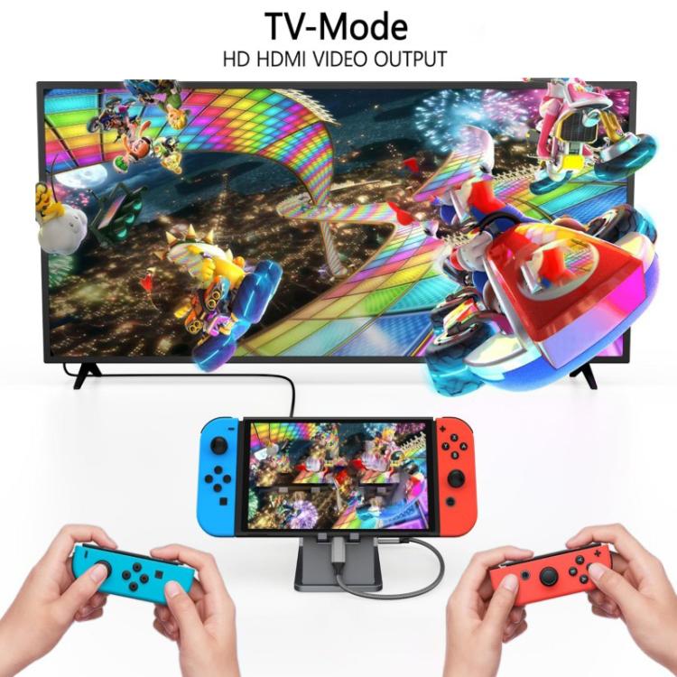 Base convertidora de vídeo HD 3 en 1 para consola de juegos Nintendo Switch / Switch 2 / Switch OLED, base de expansión para duplicación de pantalla de TV., Expansion Dock