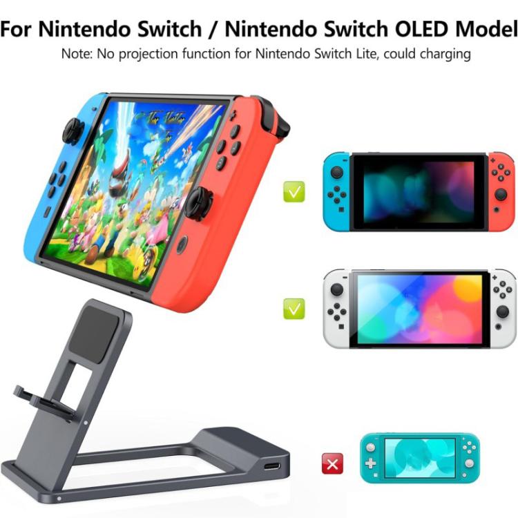 Base convertidora de vídeo HD 3 en 1 para consola de juegos Nintendo Switch / Switch 2 / Switch OLED, base de expansión para duplicación de pantalla de TV., Expansion Dock