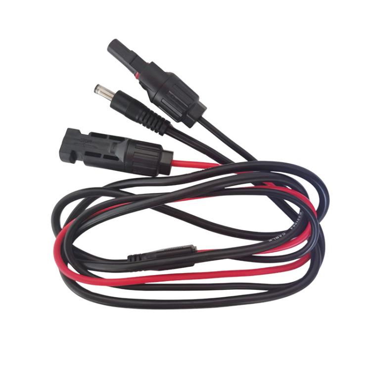 Cable de carga para paneles solares MC4 a DC5521 para estaciones de energía portátiles, MC4 To DC5521