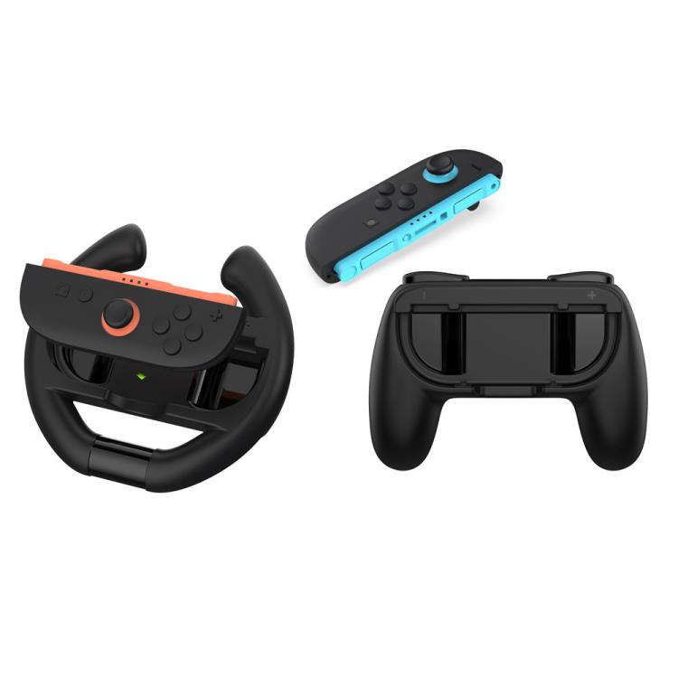 Para Nintendo Switch 2 DOBE TNS-5109 4 en 1 Volante con empuñadura izquierda y derecha de agarre sencillo, TNS-5109