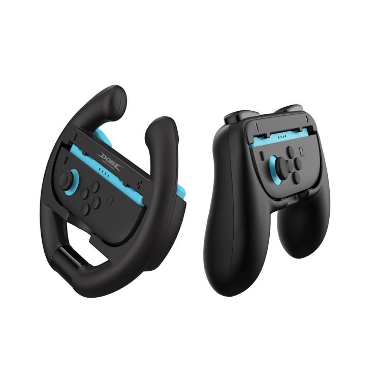 Para Nintendo Switch 2 DOBE TNS-5109 4 en 1 Volante con empuñadura izquierda y derecha de agarre sencillo, TNS-5109