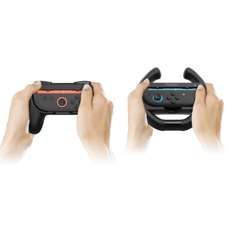 Para Nintendo Switch 2 DOBE TNS-5109 4 en 1 Volante con empuñadura izquierda y derecha de agarre sencillo, TNS-5109
