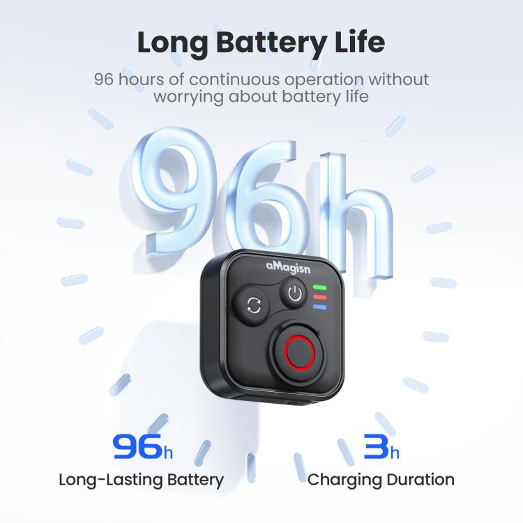 Control remoto inalámbrico Bluetooth aMagisn para cámaras Insta360, GoPro Hero y teléfonos inteligentes - Alcance de 50 m, AM22