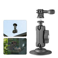 Base adhesiva con abrazadera de brazo metálico aMagisn y rótula de 1/4 de pulgada para cámaras Insta360, DJI y GoPro., Adhesive Base