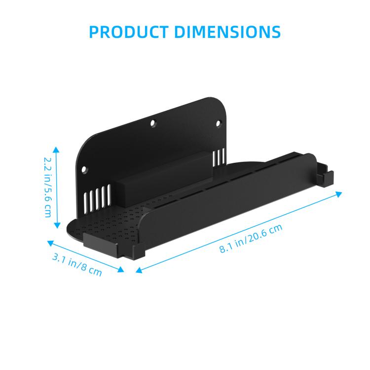 Soporte de pared para Nintendo Switch 2/Switch/Switch OLED y Joy-Con con almacenamiento para tarjetas de juego.
