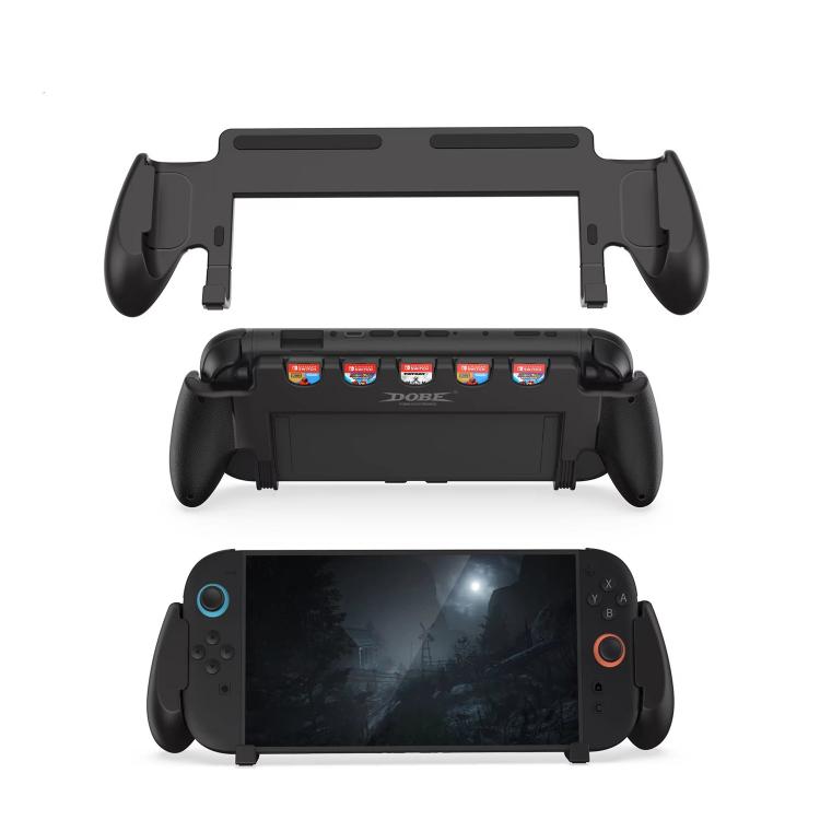 Funda ergonómica todo en uno DOBE para Nintendo Switch 2 con almacenamiento integrado para tarjetas de juego., TNS-3179
