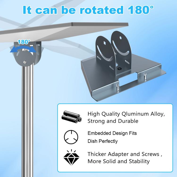 Para Starlink V4 / Gen 3 Soporte para exteriores con adaptador de enchufe de tierra, S2041