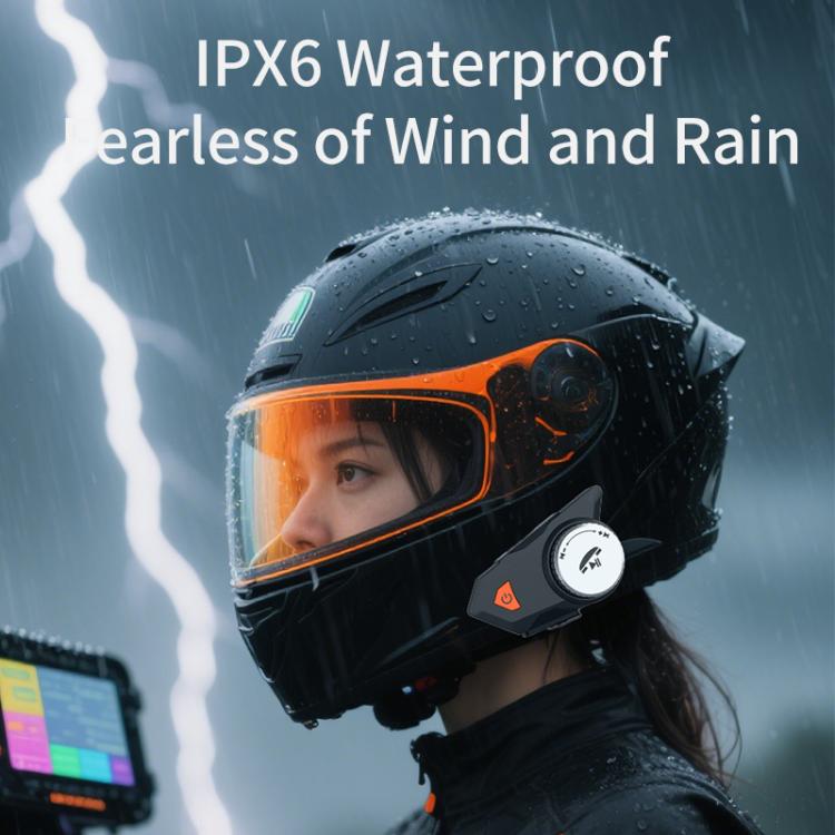 Auriculares Bluetooth para casco de motocicleta M9, resistentes al agua IPX6, respuesta automática y sonido HD para intercomunicadores de motociclistas, entregas y grupos., M9