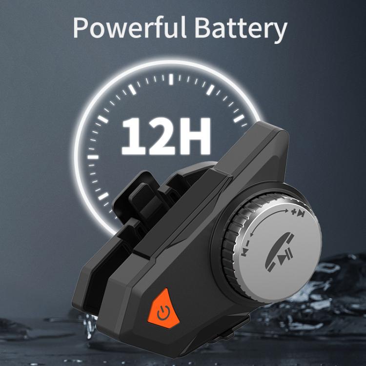 Auriculares Bluetooth para casco de motocicleta M9, resistentes al agua IPX6, respuesta automática y sonido HD para intercomunicadores de motociclistas, entregas y grupos., M9