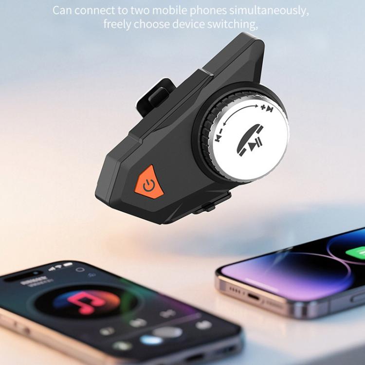 Auriculares Bluetooth para casco de motocicleta M9, resistentes al agua IPX6, respuesta automática y sonido HD para intercomunicadores de motociclistas, entregas y grupos., M9