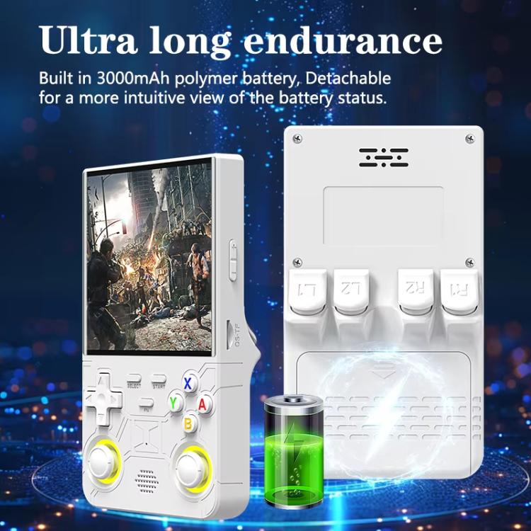 Consola de juegos portátil retro R36 Ultra de 4 pulgadas con Linux de código abierto y soporte Wi-Fi/MIFI., 64G, 128G