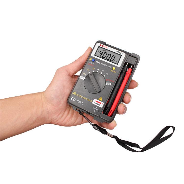 Multímetro digital portátil de bolsillo con rango automático ZOYI VC921, VC921
