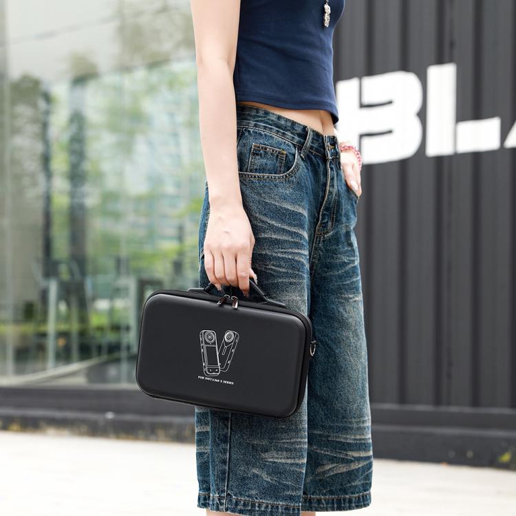 Bolso de hombro portátil de gran capacidad para Insta360 X5/X4 BKANO