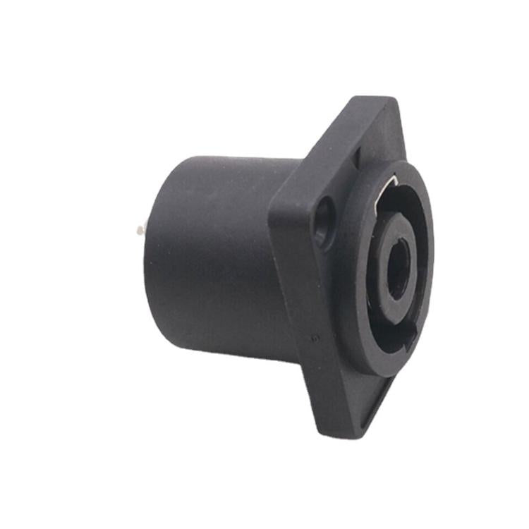 2 unidades de conector de cuatro núcleos para altavoz con toma de ohmios y pieza de hierro.