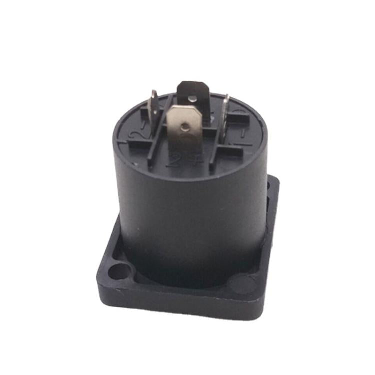 2 unidades de conector de cuatro núcleos para altavoz con toma de ohmios y pieza de hierro.