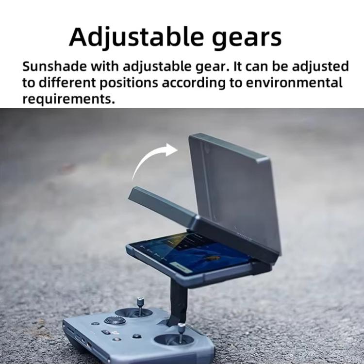 Para el controlador DJI RC Pro 2, parasol ajustable CYNOVA con protección antirreflejos y posicionamiento multiángulo.