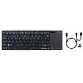 Mini teclado inalámbrico silencioso de 2,4 GHz para ordenador portátil Rii K12+ Office