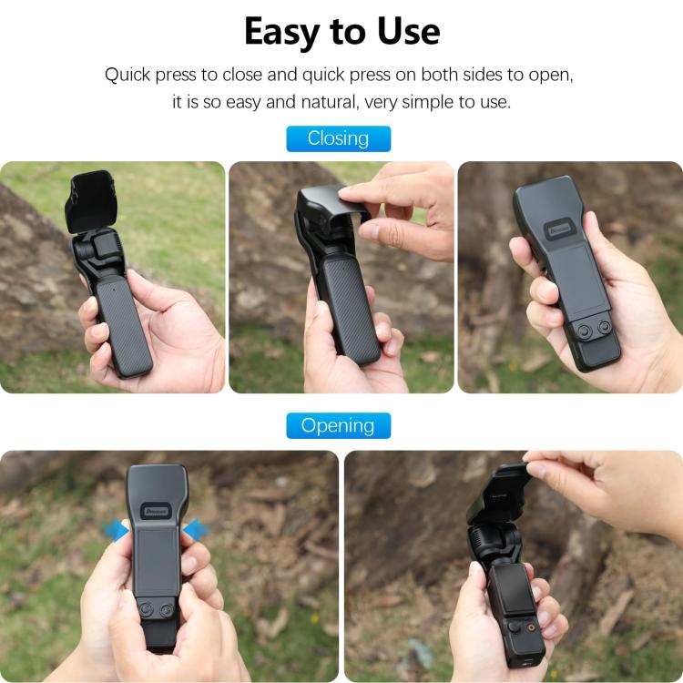 Funda protectora Amazear todo en uno antiarañazos con ranura para filtro integrada para DJI Osmo Pocket 3
