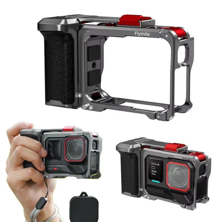 Para Insta360 Ace Pro 2 / Ace Pro Flymile Xplorer Grip Kit, empuñadura para fotografía callejera, estuche metálico, Xplorer Grip