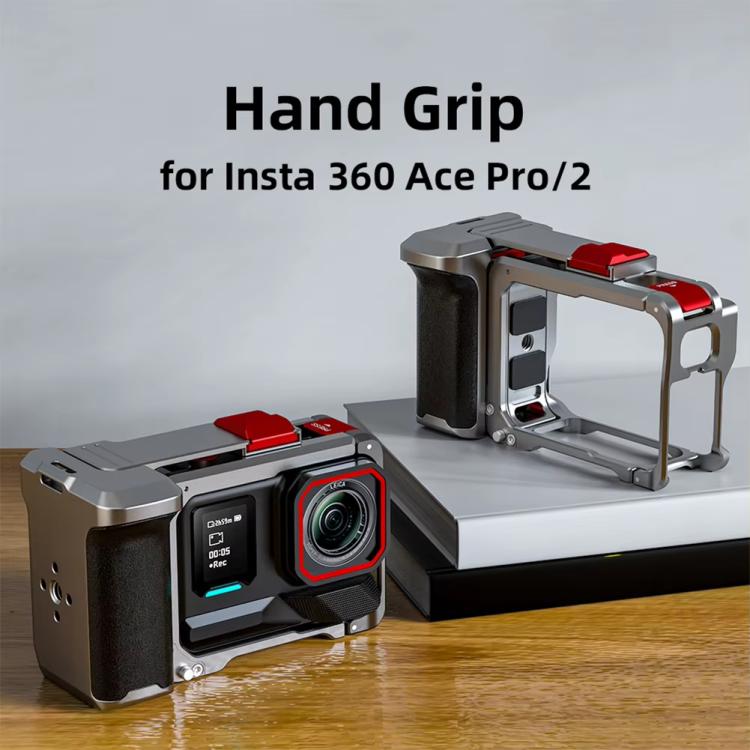 Para Insta360 Ace Pro 2 / Ace Pro Flymile Xplorer Grip Kit, empuñadura para fotografía callejera, estuche metálico, Xplorer Grip