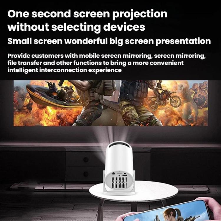 Proyector HY200 Home 1080P Mini Proyector HD Inteligente WiFi, US Plug, EU Plug, UK Plug, AU Plug