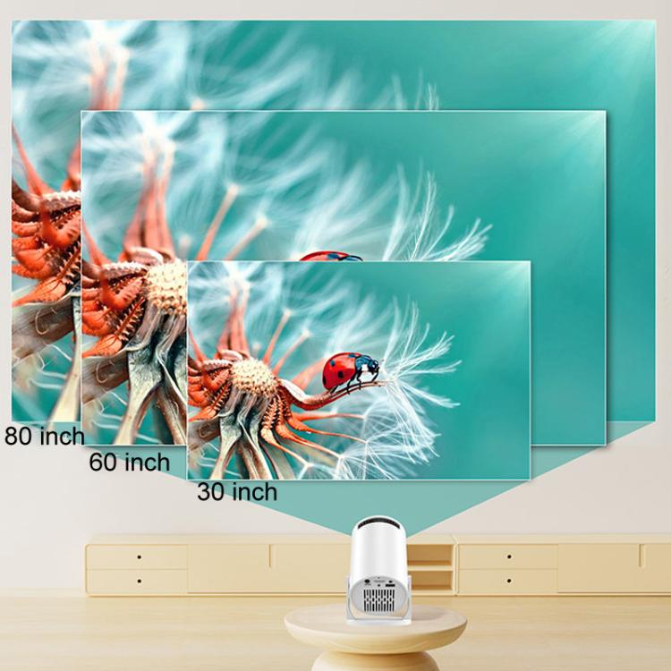 Proyector HY200 Home 1080P Mini Proyector HD Inteligente WiFi, US Plug, EU Plug, UK Plug, AU Plug