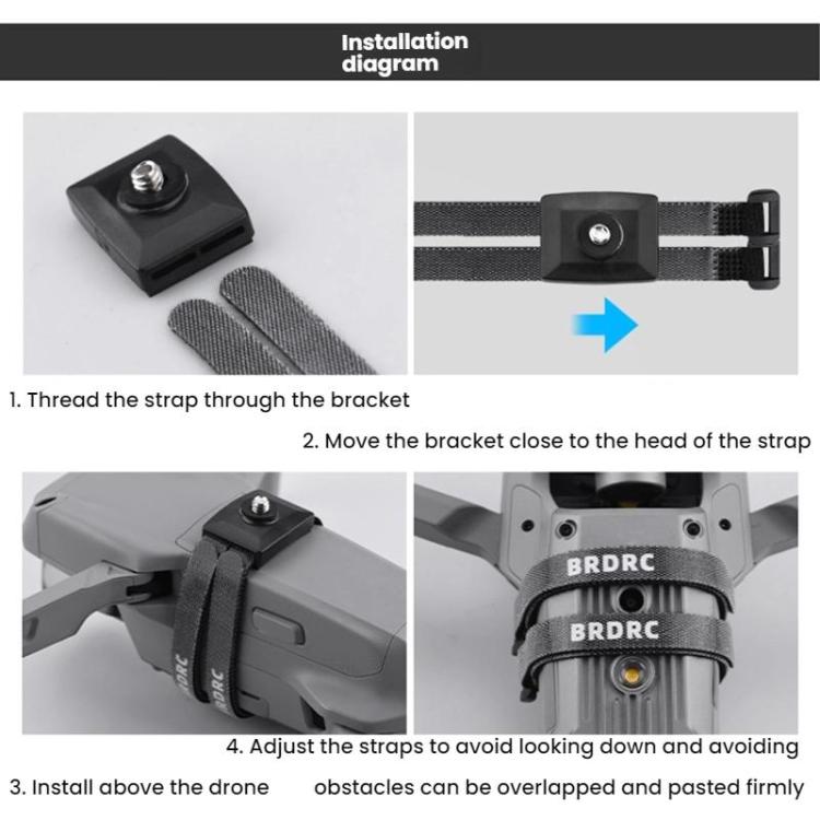 Soporte de carga para drones DJI AIR3/MINI 4PRO BRDRC, Holder, Holder+Adapter