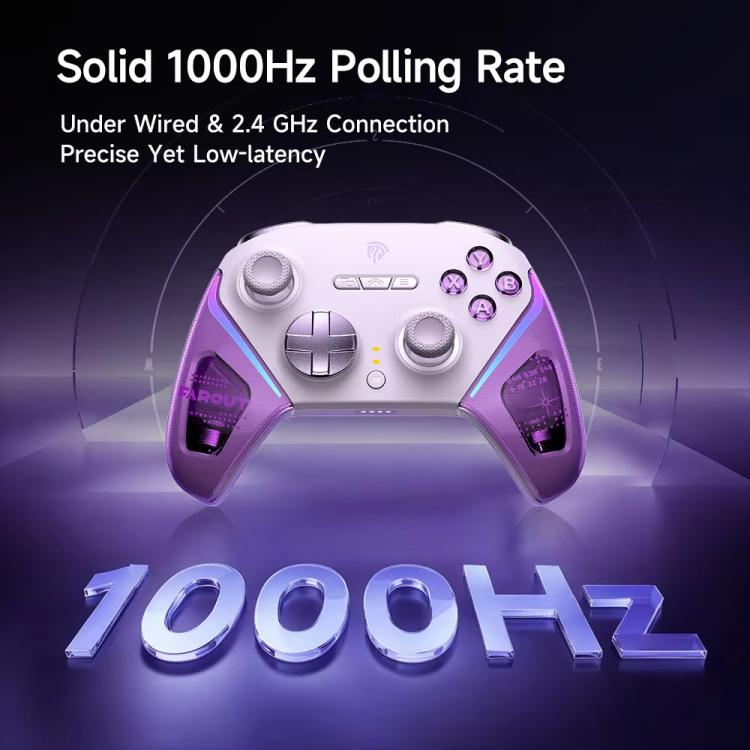 Mando inalámbrico para juegos EasySMX D10 con gatillos de modo dual y joysticks TMR con efecto Hall, base de carga para PC/Switch/Phone/Steam.