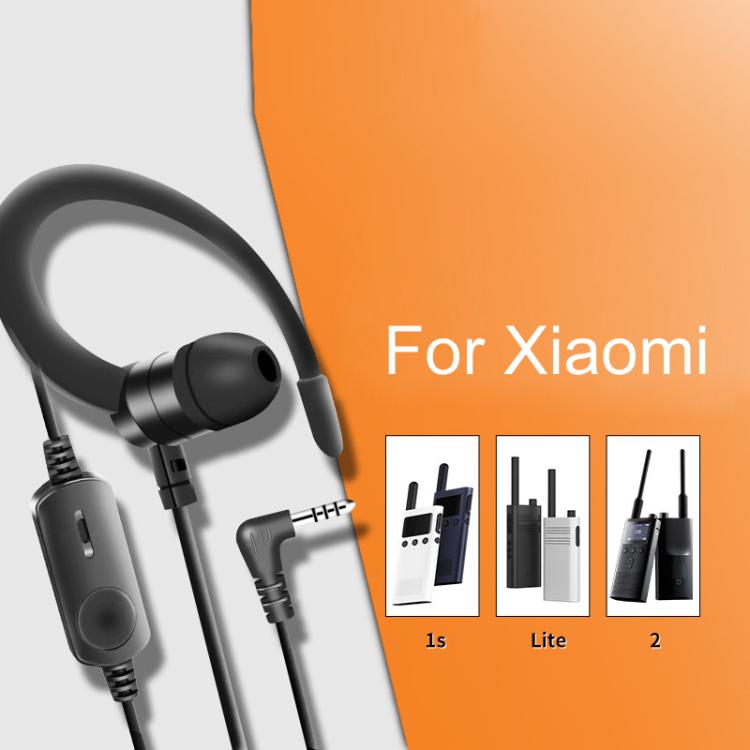 Auriculares intrauditivos para intercomunicador de walkie-talkie Xiaomi 1S/2 Lite