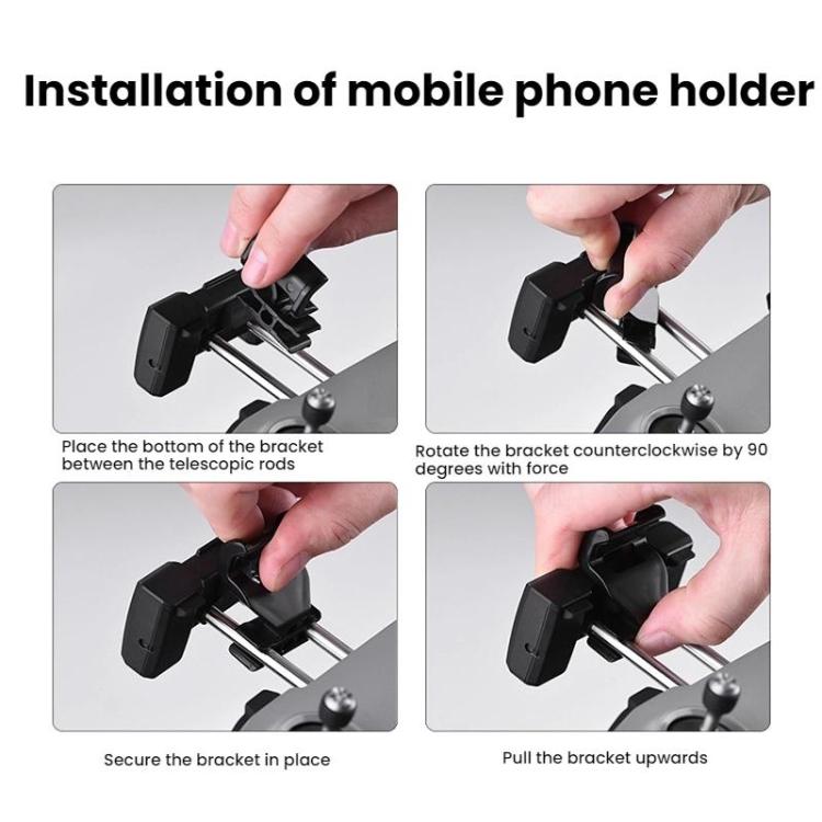 Soporte BRDRC para control remoto DJI, Mobile Phone Stand, Tablet Stand, Mobile Phone + Tablet Stand