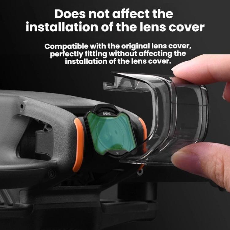Accesorios para filtros con marco de aluminio BRDRC para DJI Avata 2, CPL, ND16, ND32, UV+CPL+ND16, ND8+ND16+ND32, ND8+ND16+ND32+ND64