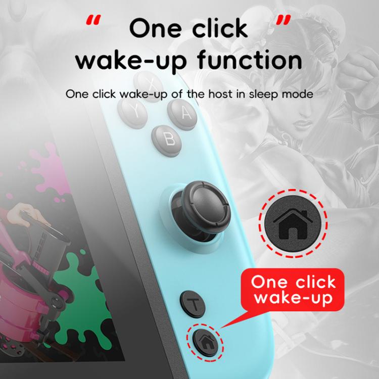 Para Nintendo Switch JOY-05 Controladores divididos Joysticks TMR con efecto Hall, movimiento de 6 ejes e iluminación RGB