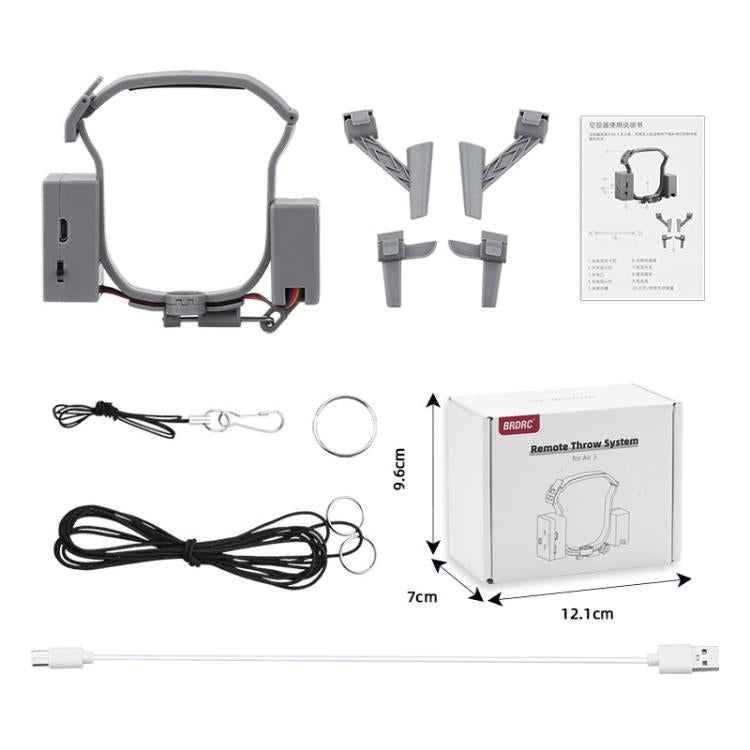 Accesorios para lanzamiento aéreo de drones DJI AIR 3S/AIR 3 BRDRC, For DJI AIR 3S/AIR 3