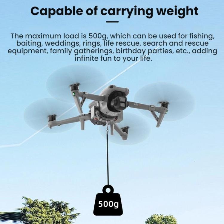 Accesorios para lanzamiento aéreo de drones DJI AIR 3S/AIR 3 BRDRC, For DJI AIR 3S/AIR 3