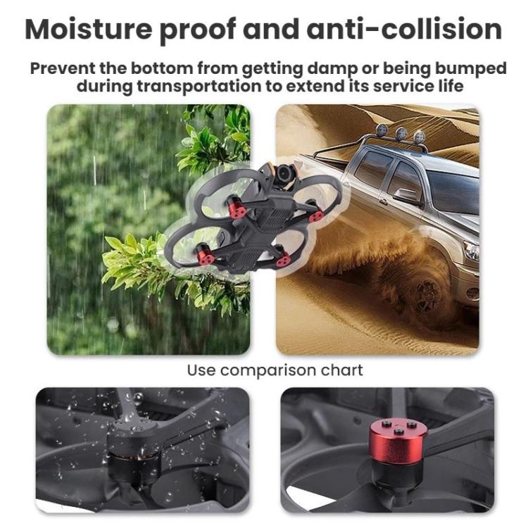 Accesorios para la cubierta protectora contra el polvo del motor BRDRC de DJI Avata 2, Motor Cover, Bottom Cover + Lens Cover, Bottom Cover + Gimbal Bumper, Bottom Cover + Protection Ring, Bottom Cover + Gimbal Bumper + Protection Ring