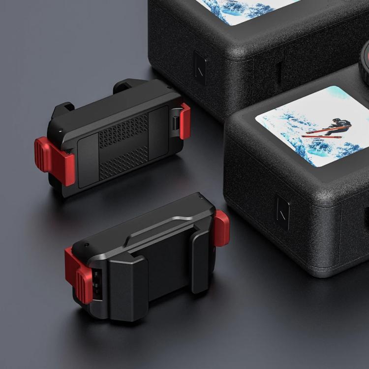 Adaptador magnético de liberación rápida con base de montaje para zapata fría para DJI Osmo Action 5 Pro/Action 4/Action 3, For DJI Osmo Action 5 Pro