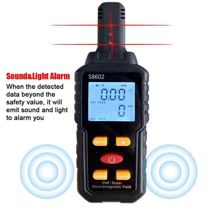 Probador digital de radiación electromagnética de alta frecuencia para entornos radiactivos, S8602