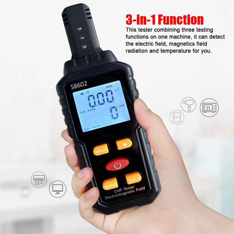 Probador digital de radiación electromagnética de alta frecuencia para entornos radiactivos, S8602