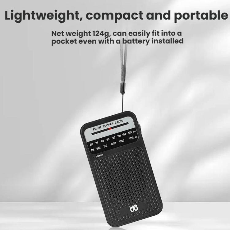 Radio portátil AM/FM de todos los canales
