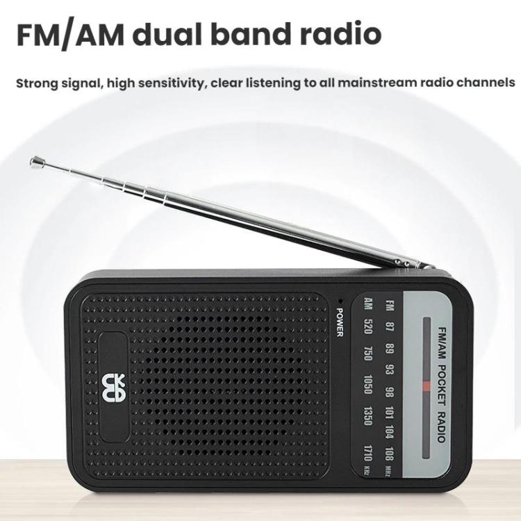 Radio portátil AM/FM de todos los canales