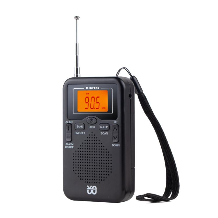 Reproductor de radio estéreo portátil FM/AM con control por reloj, For EU, For US