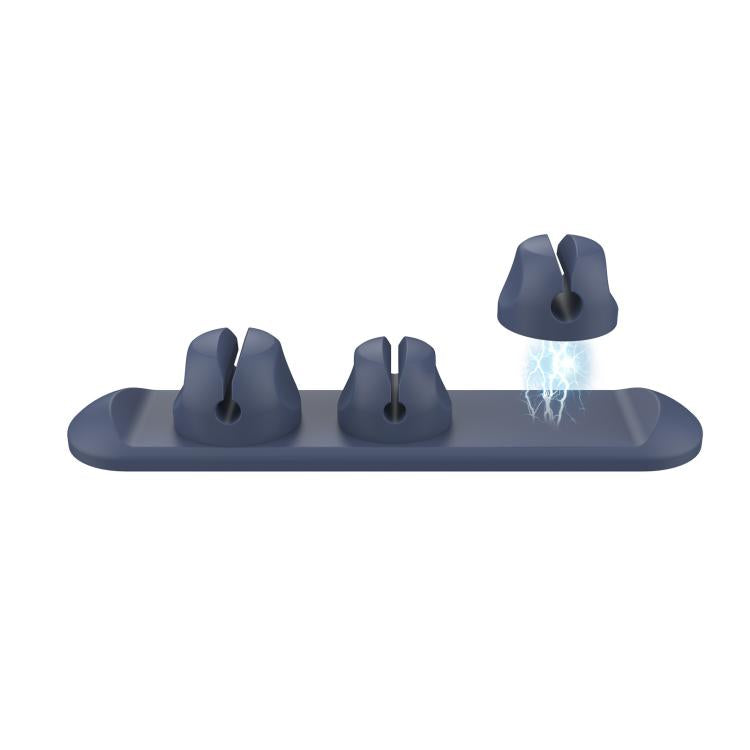 Organizador de cables magnético de silicona 3 en 1 AhaStyle PT-CY15 Soporte de almacenamiento de cables de escritorio