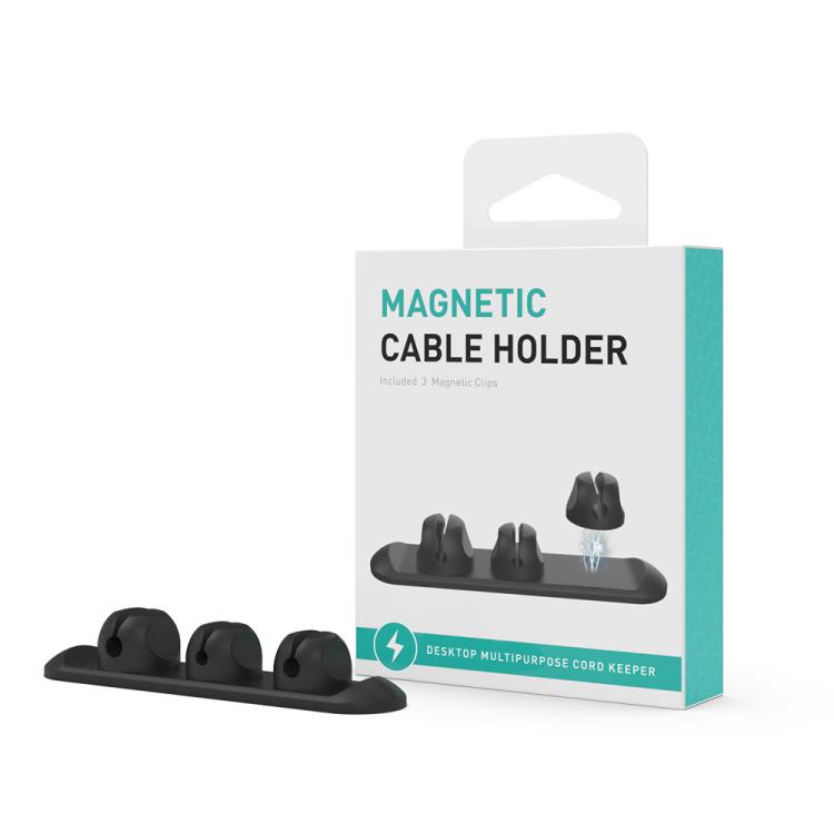 Organizador de cables magnético de silicona 3 en 1 AhaStyle PT-CY15 Soporte de almacenamiento de cables de escritorio