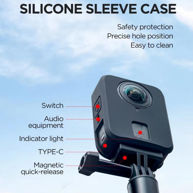 Funda de silicona CYNOVA antiarañazos y a prueba de golpes para DJI Osmo 360.