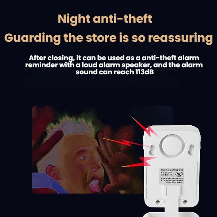 Timbre de bienvenida para supermercado con sensor infrarrojo inalámbrico