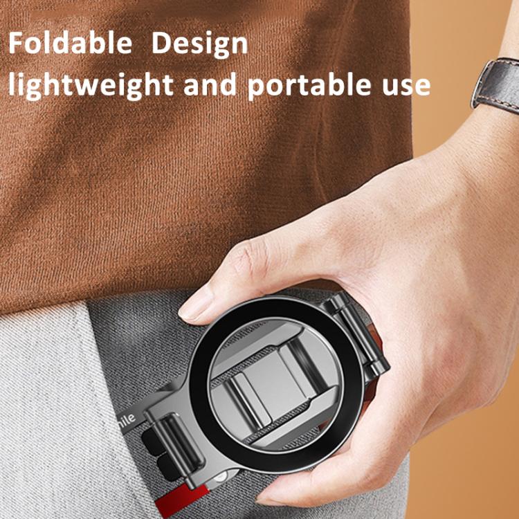 Trípode para teléfono Flymile con mosquetón magnético, soporte de escritorio plegable y tornillo de 1/4 de pulgada., FLY030