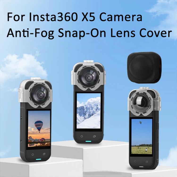 Protector de lente antivaho a presión para cámara Insta360 X5