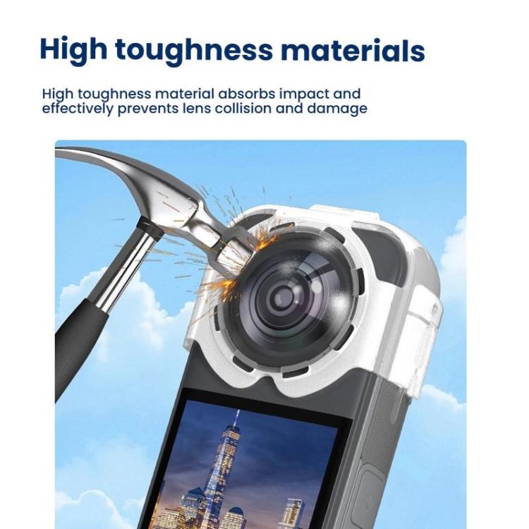Protector de lente antivaho a presión para cámara Insta360 X5