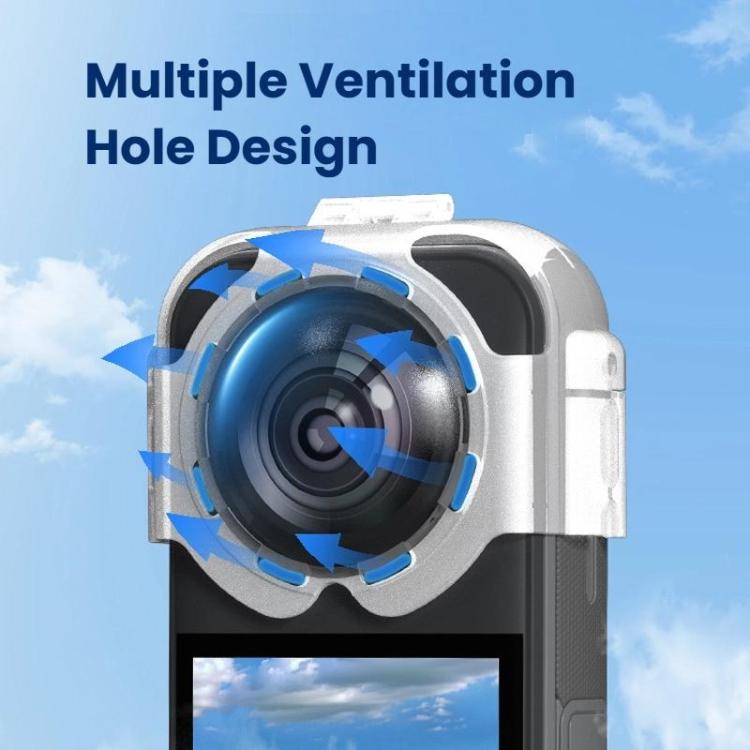 Protector de lente antivaho a presión para cámara Insta360 X5